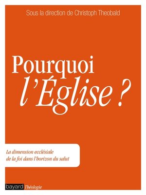 cover image of Pourquoi l'Église ?